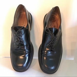 Italian leather oxfords, size 8